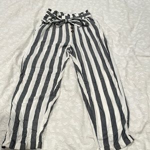 American eagle linen straight leg pants
